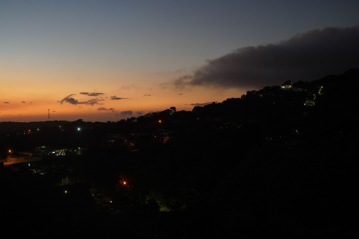 Sonnenuntergang in Monteverde / Santa Elena