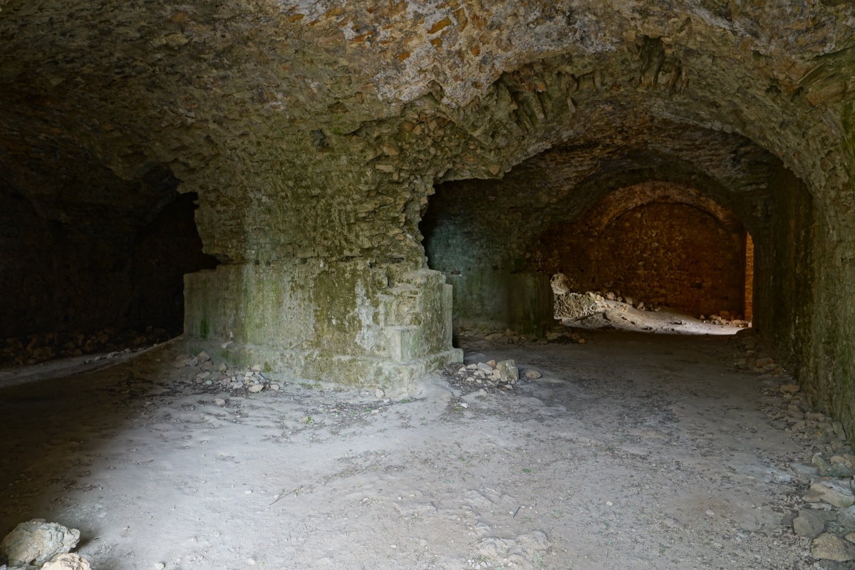 Gewölbe in der Burg des Ali Pascha in Agiá bei Párga
