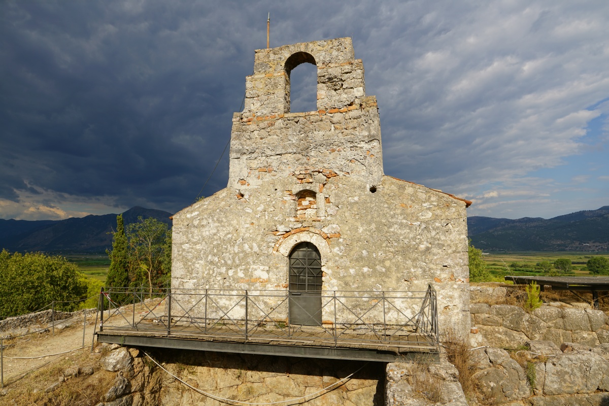 Kirche Ágios Ioánnis im Nekromanteíon in Mesopótamos bei Párga
