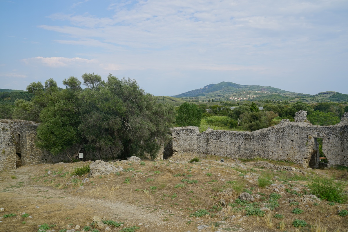 In der Festung von Gardíki auf Korfu