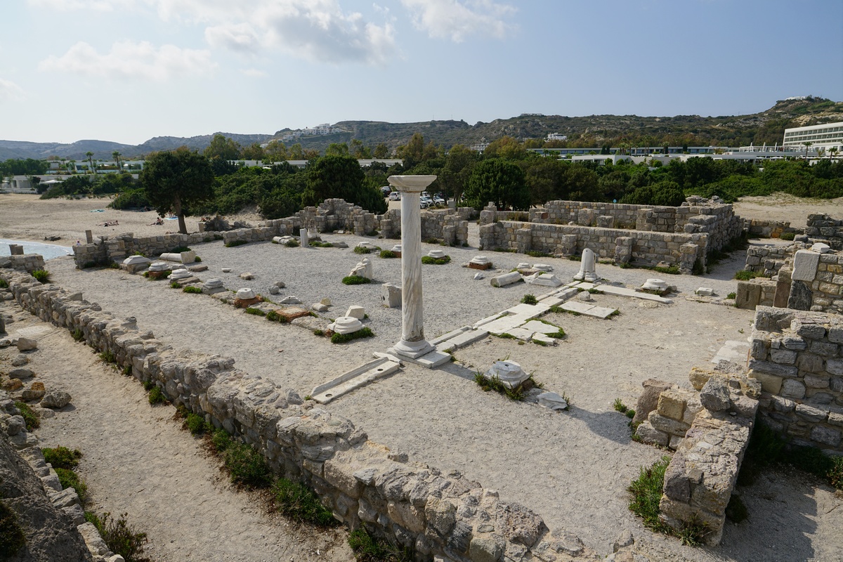 Ruine der frühchristliche Basilika Ágios Stéfanos bei Kéfalos auf Kos