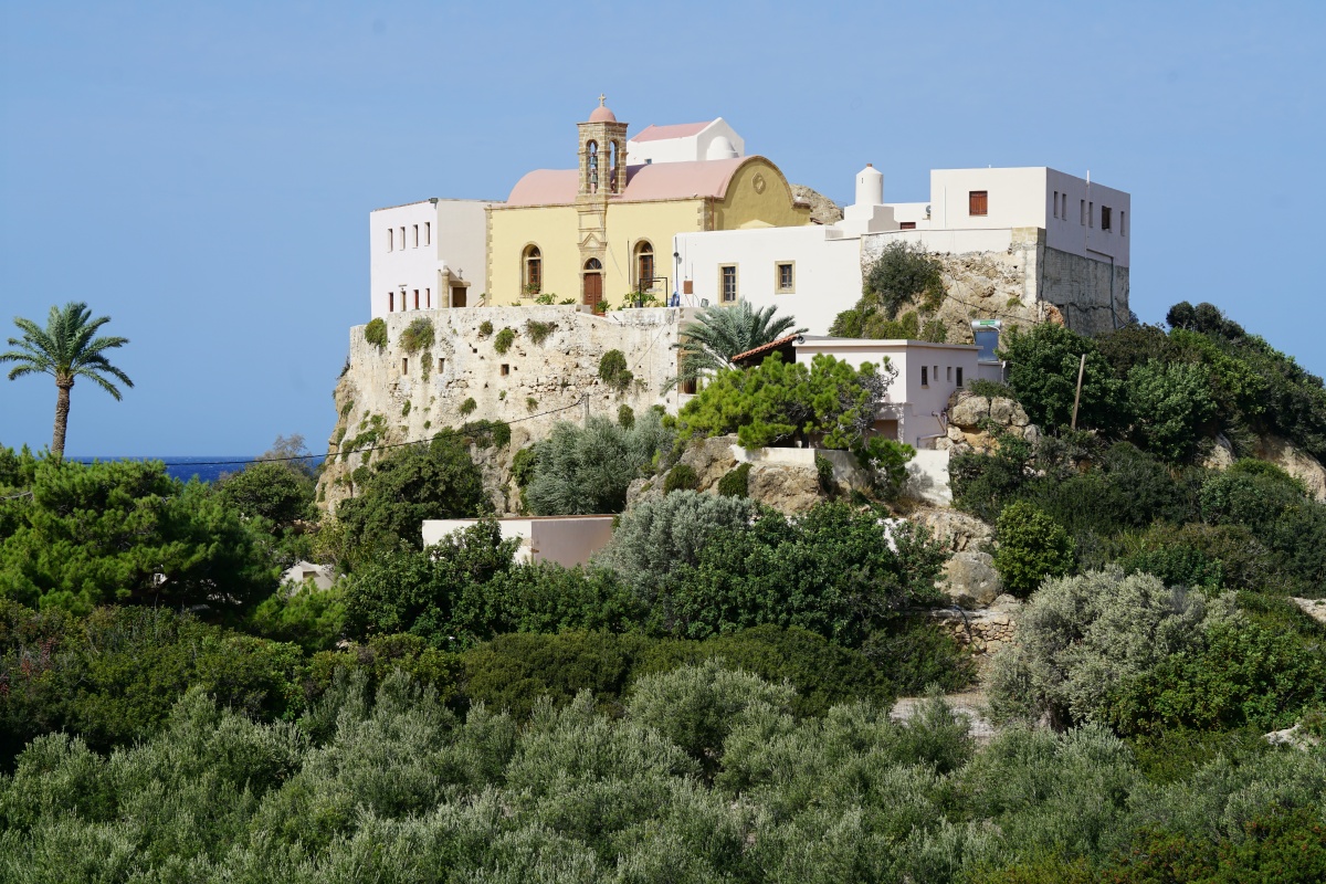 Kloster Chrysoskalítissa (Moní Chrysoskalítissas) bei Elafonísi auf Kreta