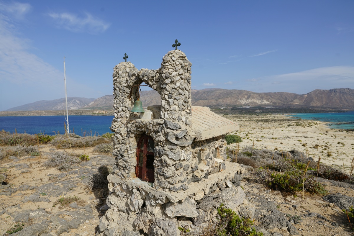 Kirchenmodell Ágios Nikólaos auf Elafonísi bei Kreta
