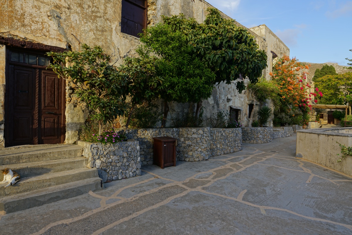Im Préveli-Kloster auf Kreta