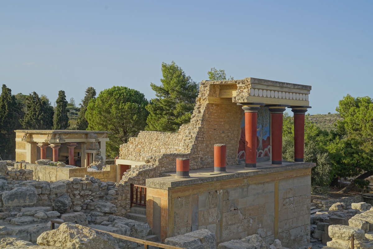 Nordeingang in Knossôs auf Kreta