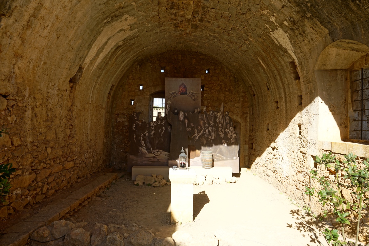 Pulvermagazin des Arkádi-Klosters bei Réthymno auf Kreta