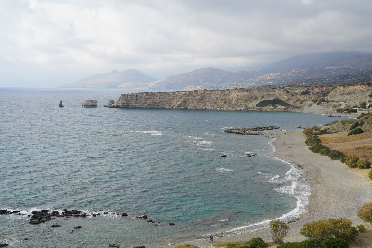 Kleiner Triópetra-Strand (Mikrí Triópetra) auf Kreta