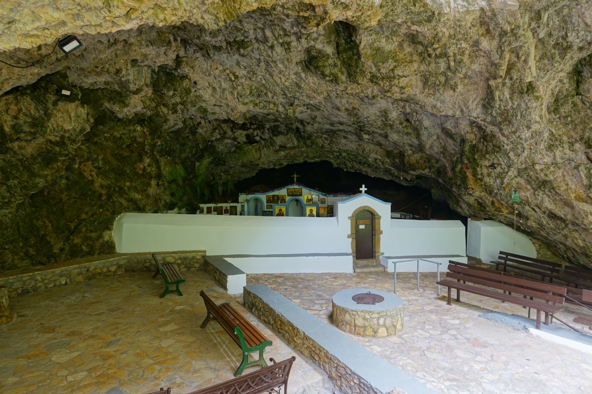 Agía-Sofía-Höhle zwischen Kálamos und Spiliés auf Kýthira
