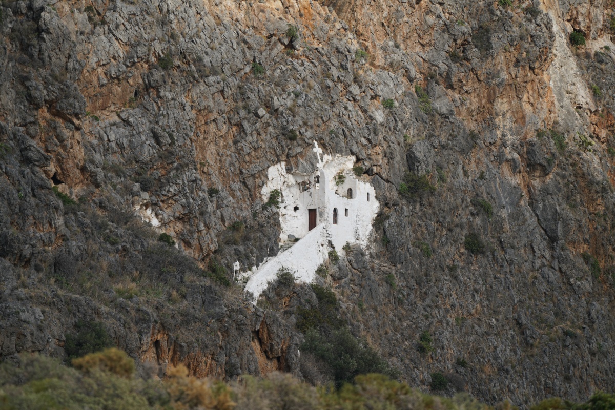 Felsenkloster Ágios Ioánnis bei Kapsáli auf Kýthira