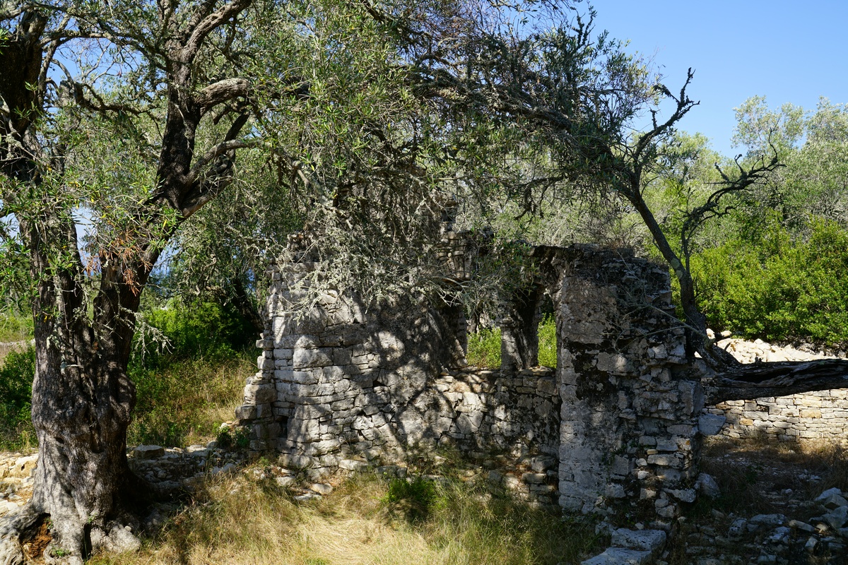 Kirchenruine Ágios Stéfanos bei Oziás auf Paxós