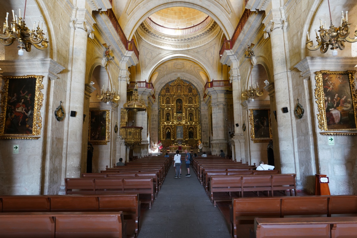 Jesuitenkirche (Templo La Compañía de Jesús) in Arequipa