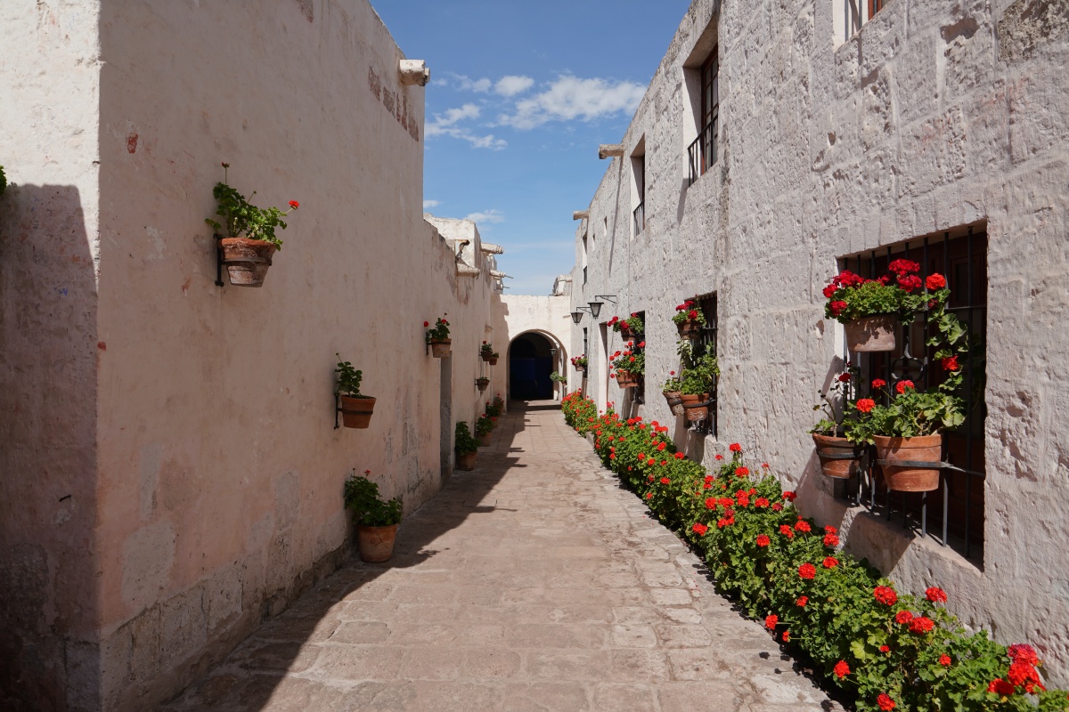Straße Córdoba im Kloster Santa Catalina in Arequipa