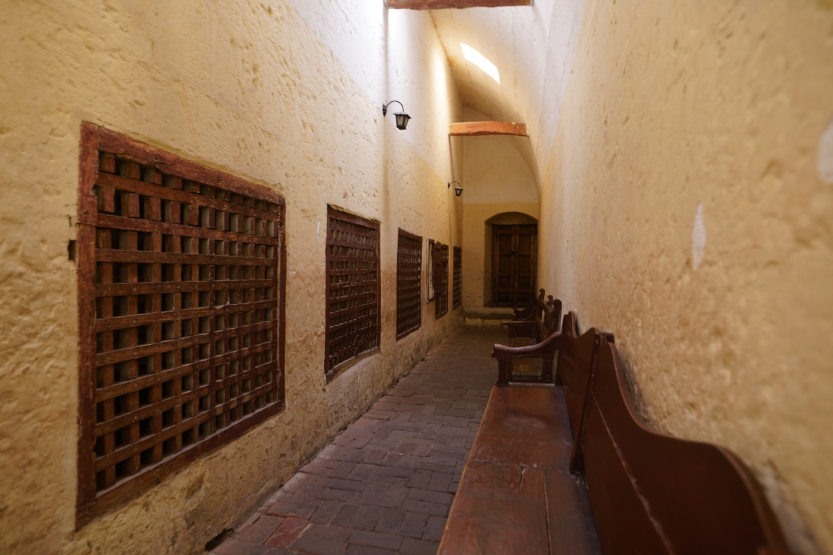 Sprechzelle im Kloster Santa Catalina in Arequipa
