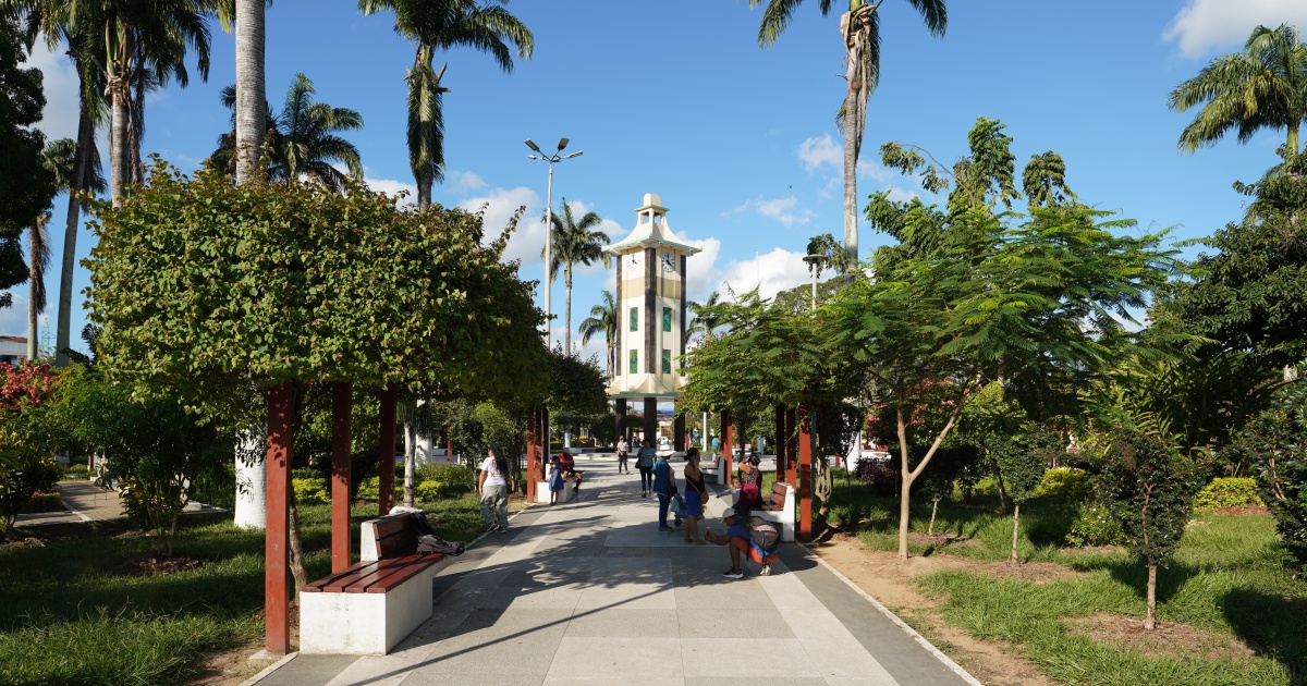 Plaza de Armas von Puerto Maldonado