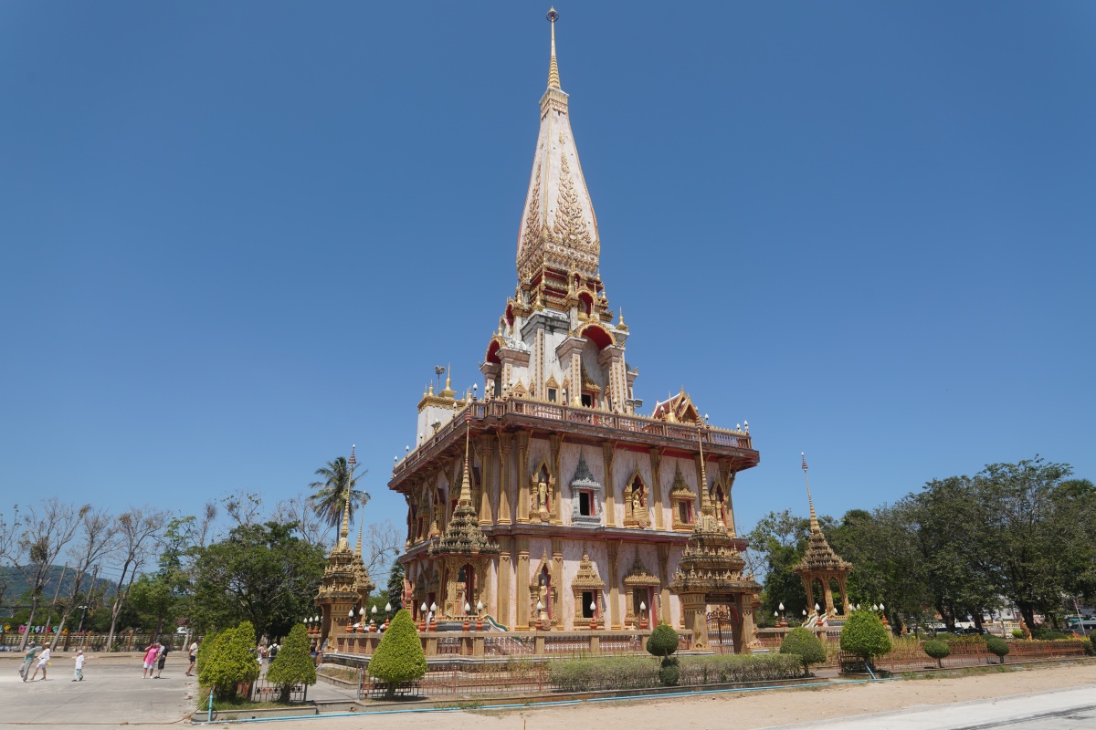 Chedi/Pagode von Wat Chalong auf Ko Phuket