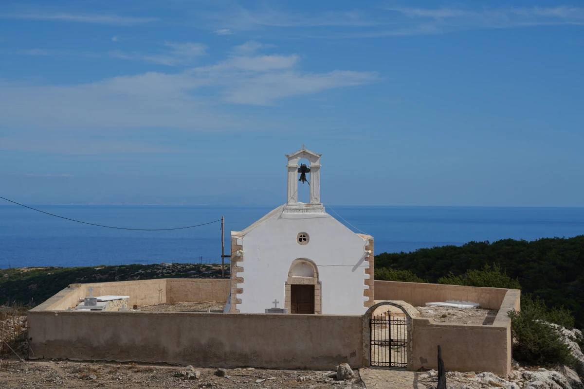 Kirchlein der Heiligen Dreifaltigkeit (Agía Triáda) in Kastrí auf Gav́dos