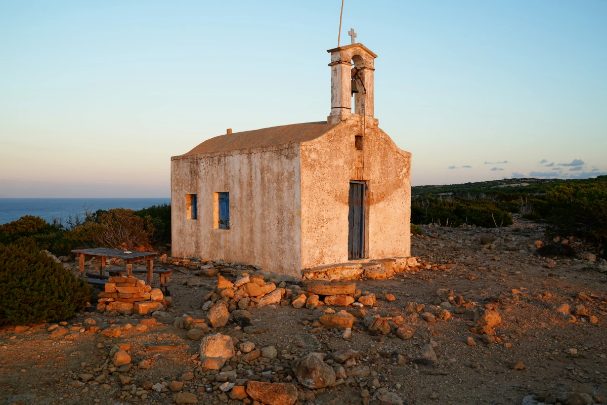 Kirchlein Ágios Ioánnis auf Gav́dos
