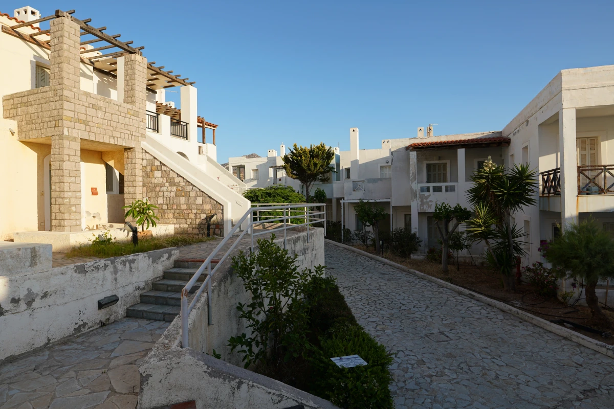 Gebäude in Diónysos Village auf Kreta