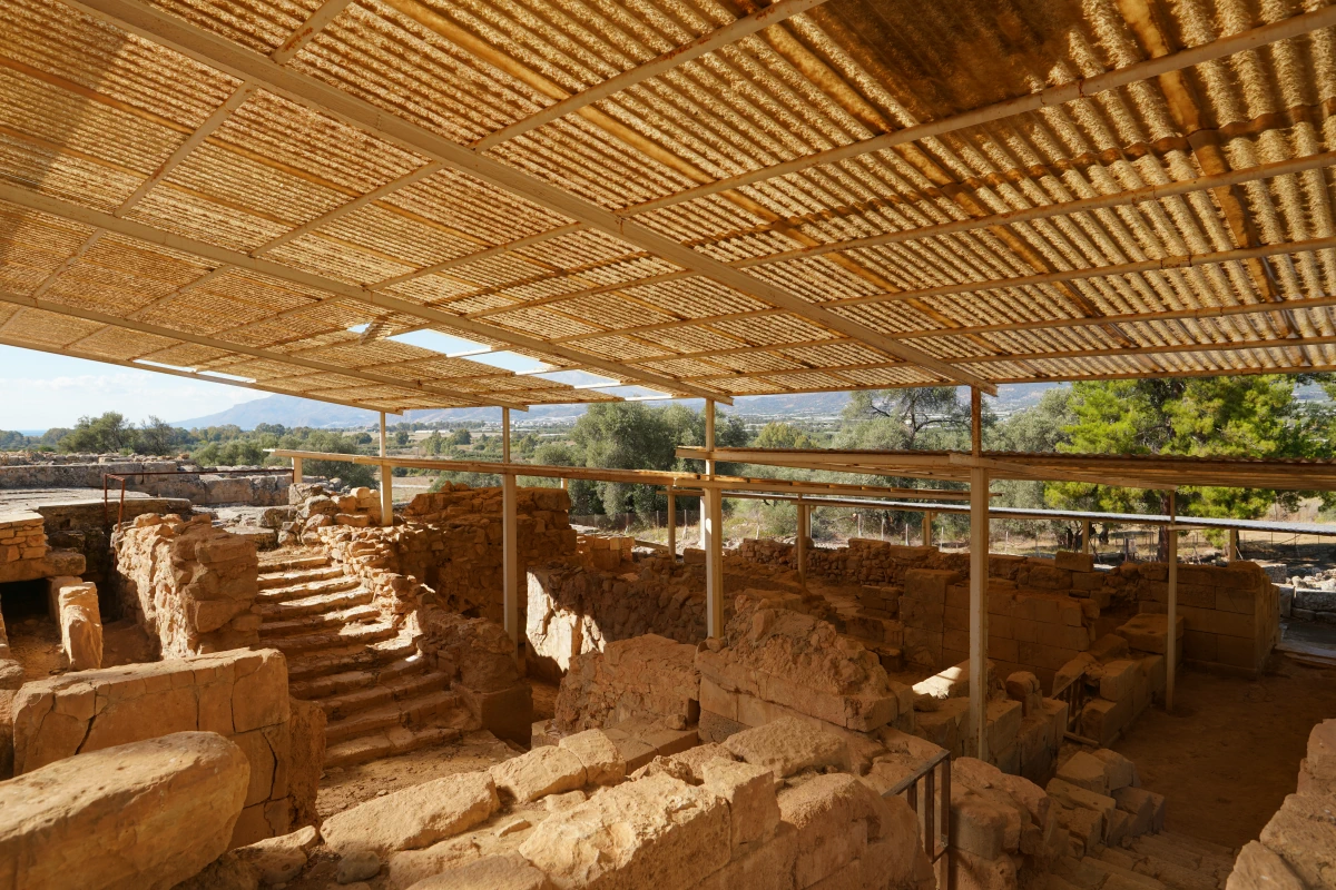 Lagerräume im Palasts von Agía Triáda auf Kreta
