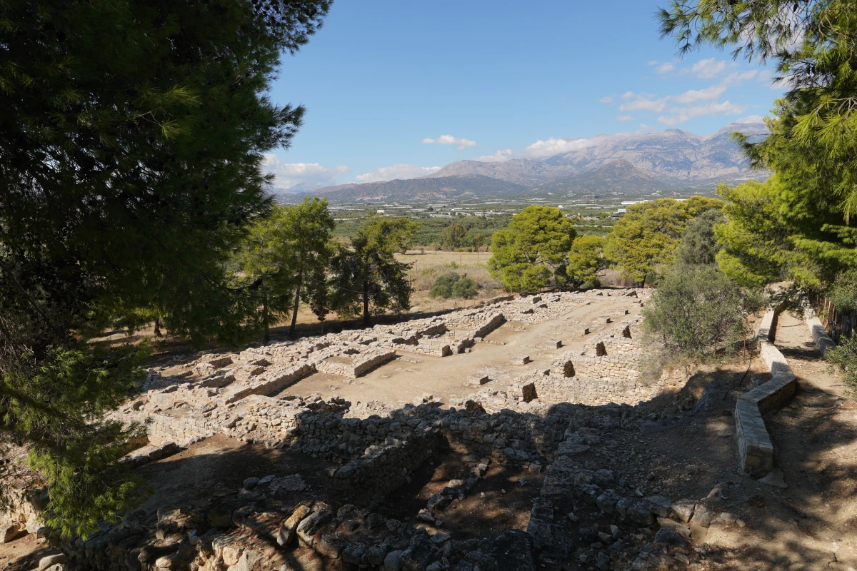 Nordteil der Ruinen des Palasts von Agía Triáda auf Kreta