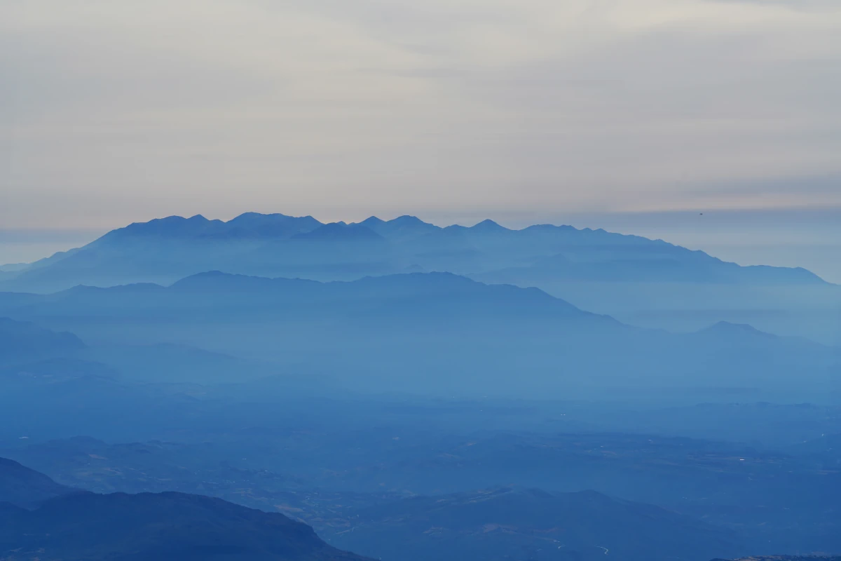 Blick vom Psilorítis auf die Léfka Óri