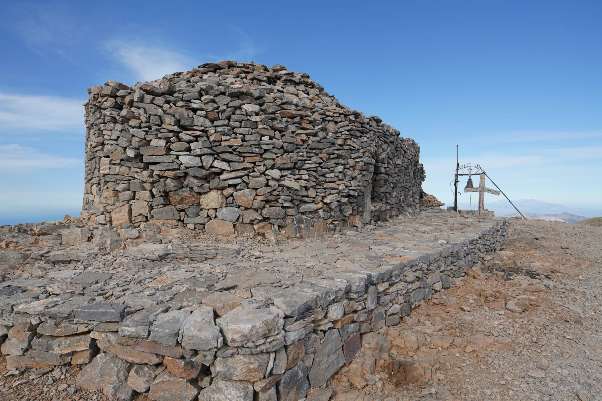 Gipfelkapelle Tímios Stavrós auf dem Psilorítis auf Kreta