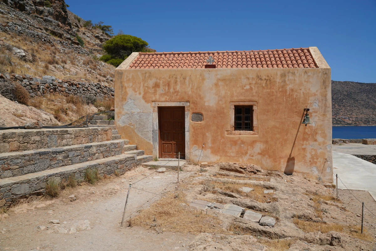 Kirche Ágios Geórgios auf Spingalónga bei Kreta