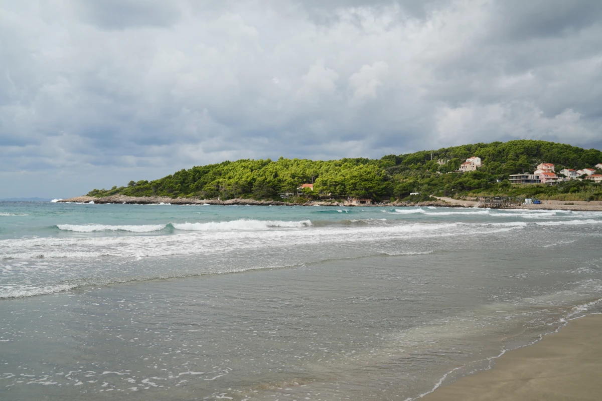 Plaža Vela Pržina in Lumbarda auf Korčula