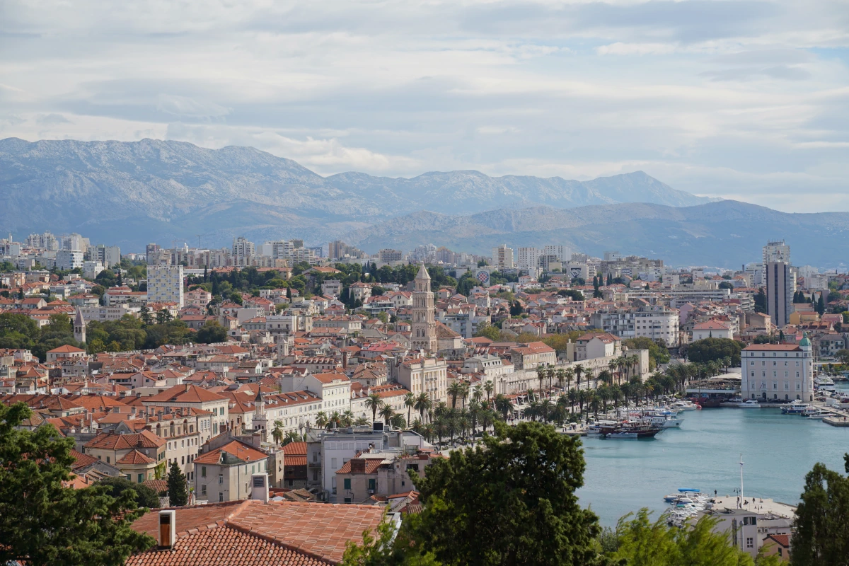 Split, gesehen von der Marjan-Aussichtsplattform
