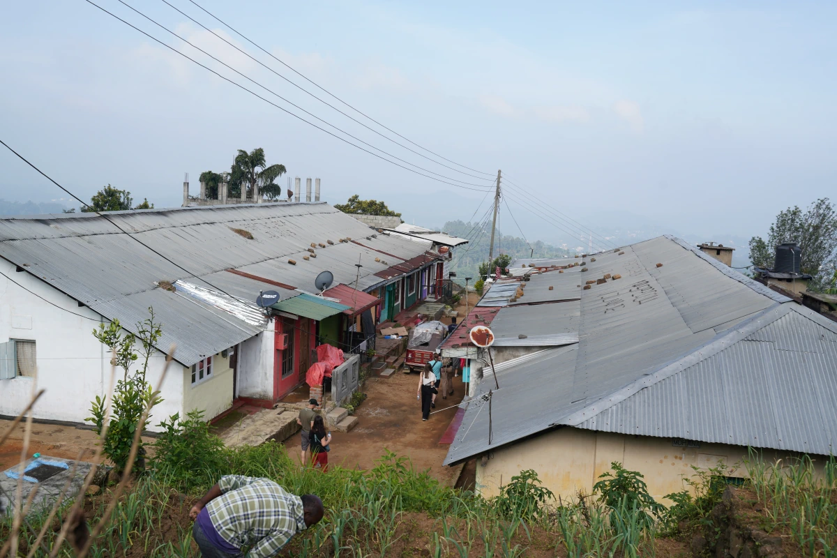 Teearbeitersiedlung von Craig Estate in Bandarawela