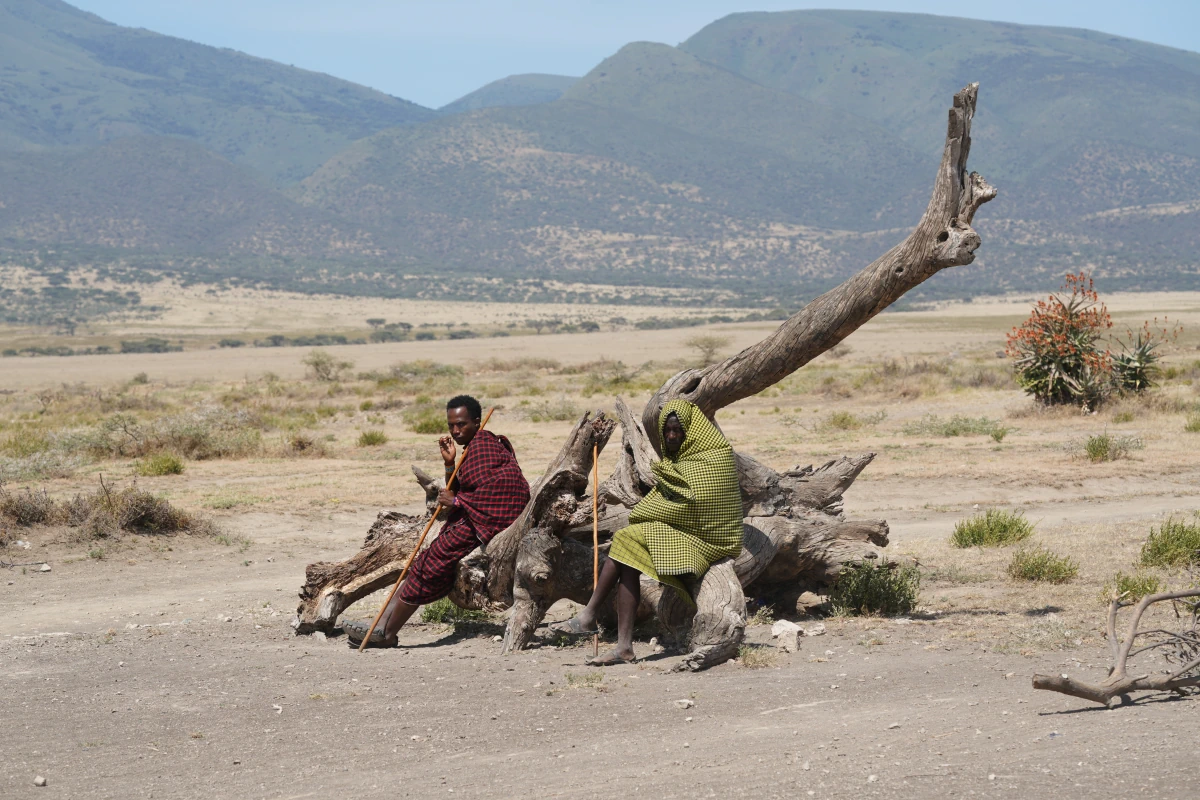 Massai im Ngorongoro-Nationalpark