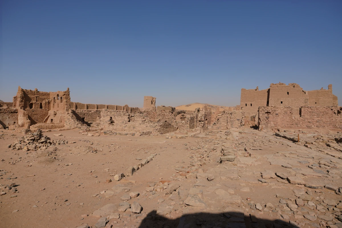 Oberer Teil des Simeonsklosters (Deir Anba Hadra) in Assuan