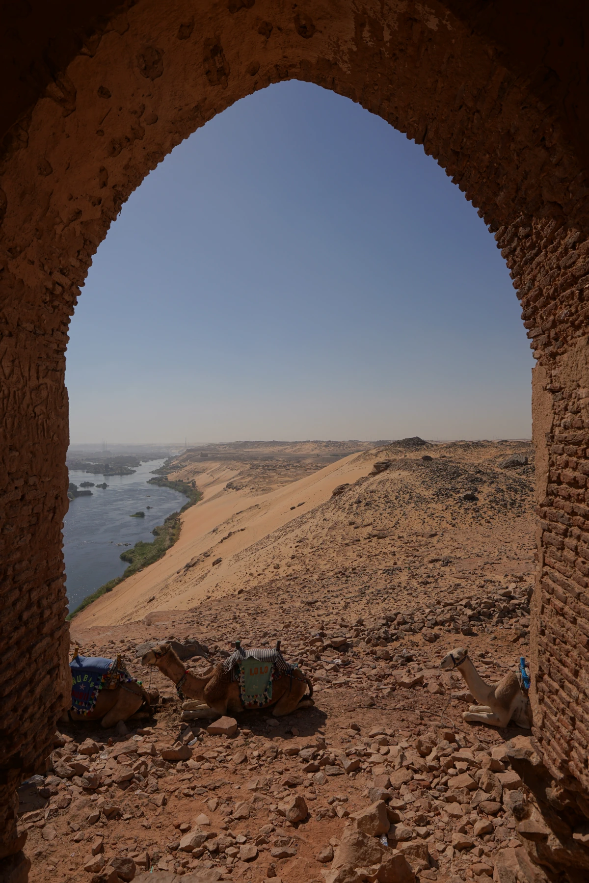Blick vom Mausoleums von Scheich Sidi Ali Bin el-Hawa nach Norden
