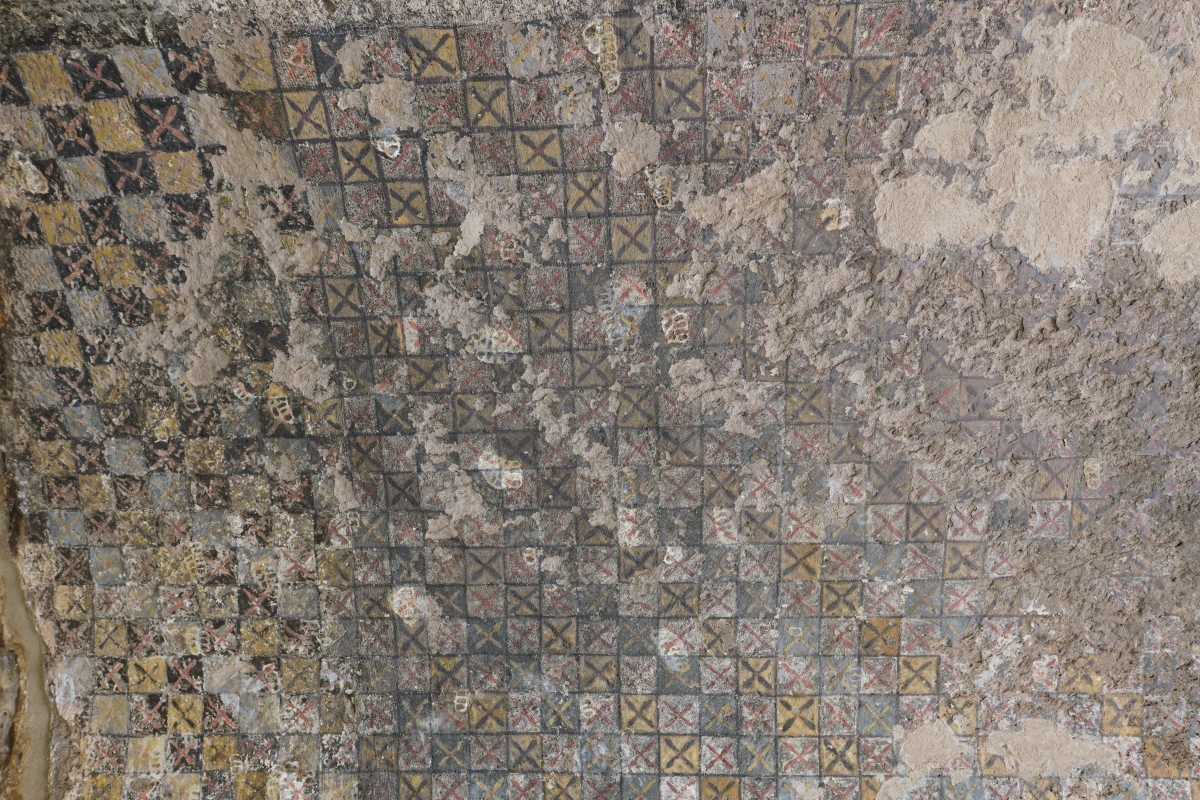 Deckendekoration im Grab von Renni (EK7) in el-Kab