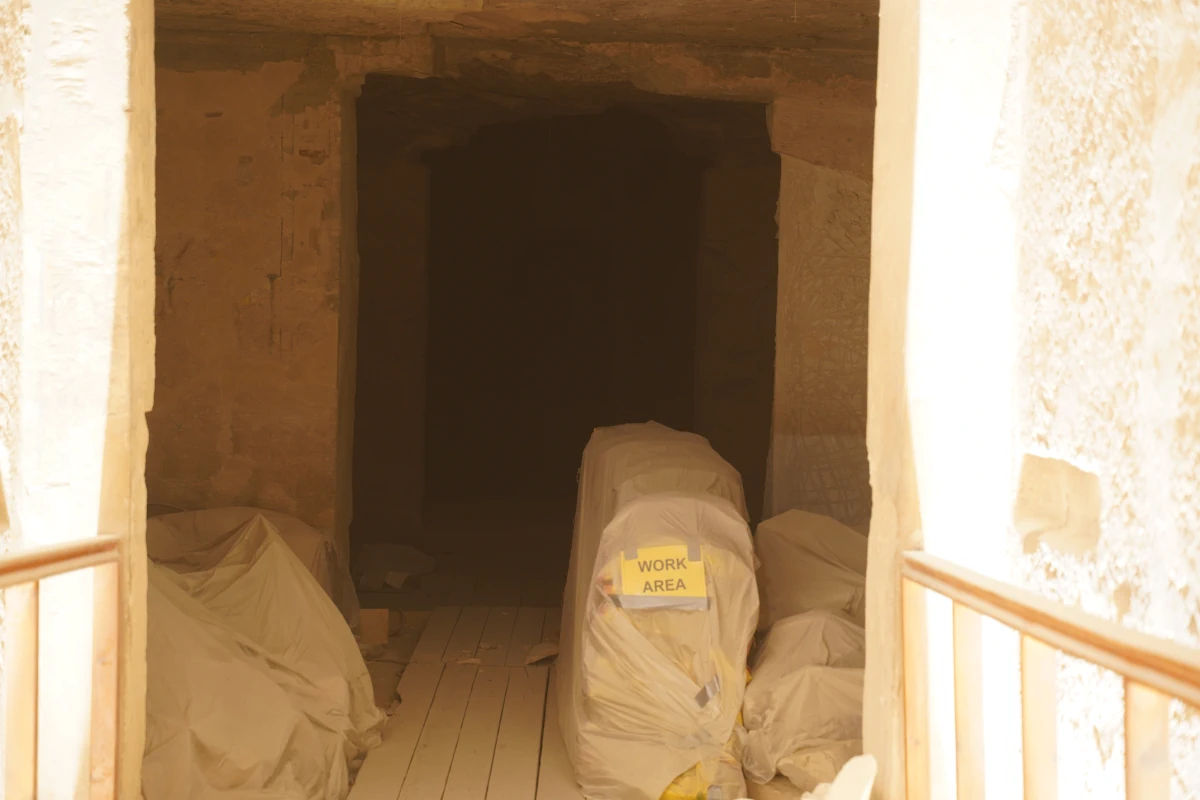 Blick in Kammer K1 im Grab von Ramses III. (KV11) im Tal der Könige