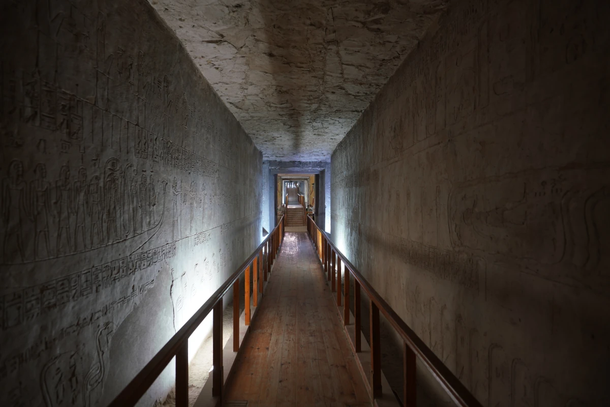 Korridor L im Grab von Sethnacht (KV14) im Tal der Könige