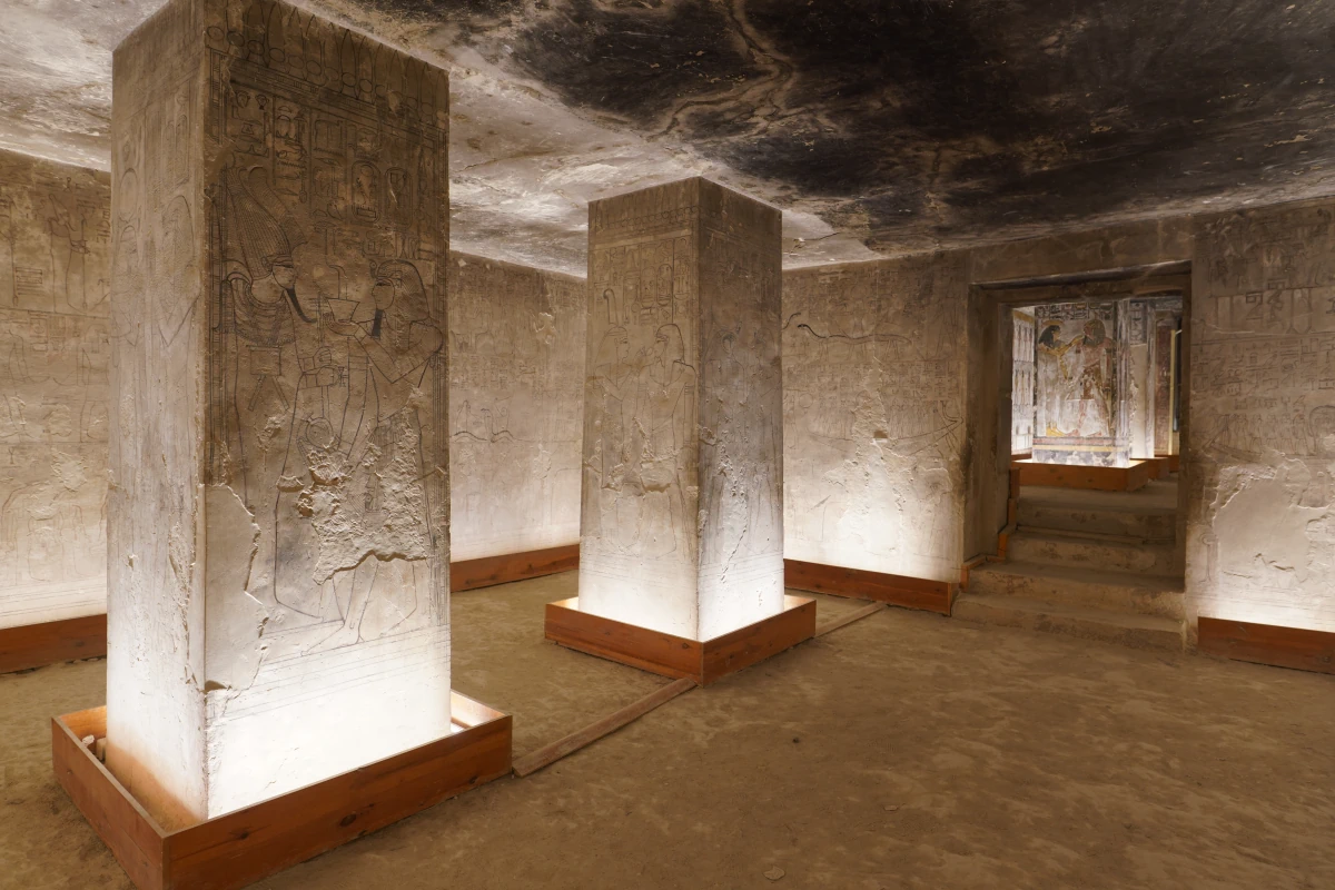 Seitenkammer Fa im Grab von Sethos I. (KV17) im Tal der Könige