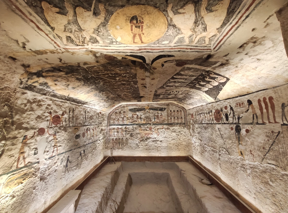 Grabkammer J im Grab von Ramses IX. (KV6) im Tal der Könige