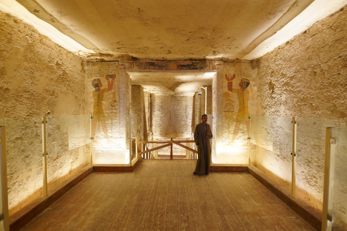 Kammer E im Grab von Ramses IX. (KV6) im Tal der Könige