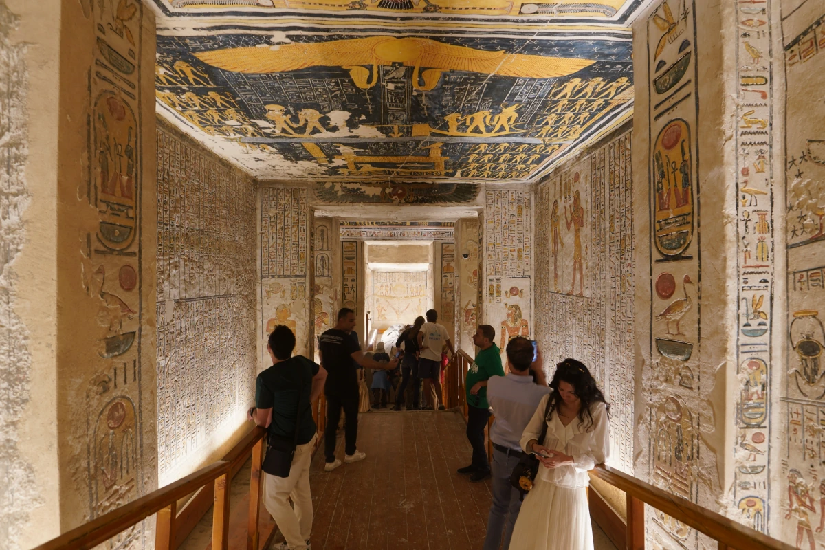 Korridor G im Grab von Ramses V./VI. (KV9) im Tal der Könige