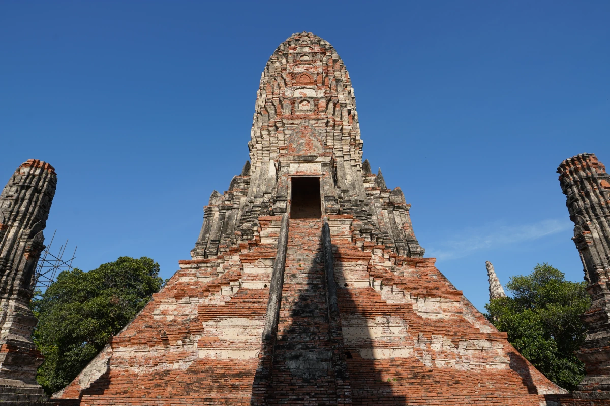 Haupt-Prang des Wat Chai Watthanaram in Ayutthaya