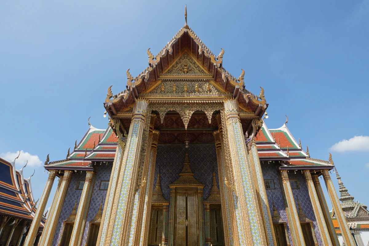 Königliches Pantheon in Wat Phra Kaeo im Großen Palast von Bangkok