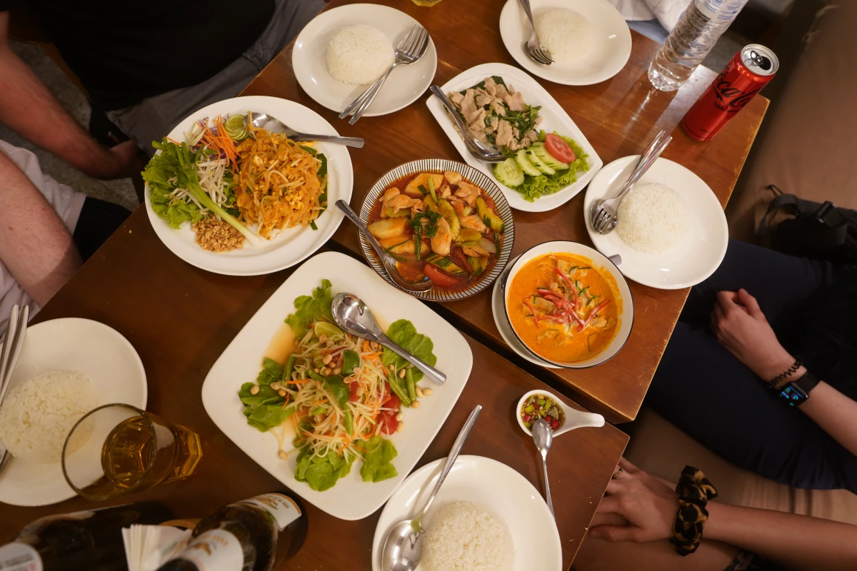 Abendessen im Doi Soi 12 in Bangkok