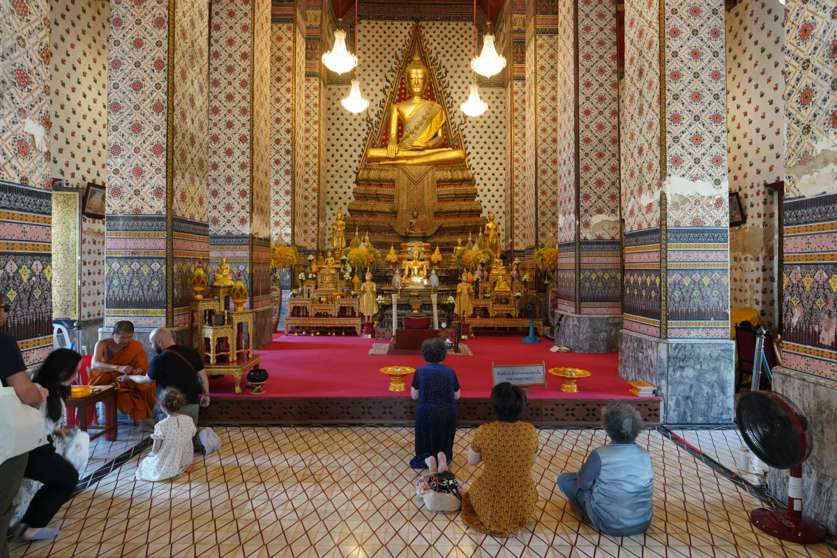 Ordinationshalle von Wat Arun in Bangkok