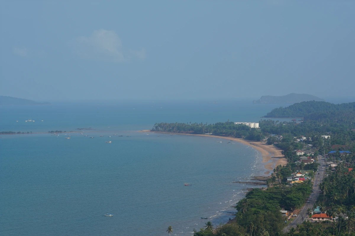 Blick von Khao Matsee nach Süden