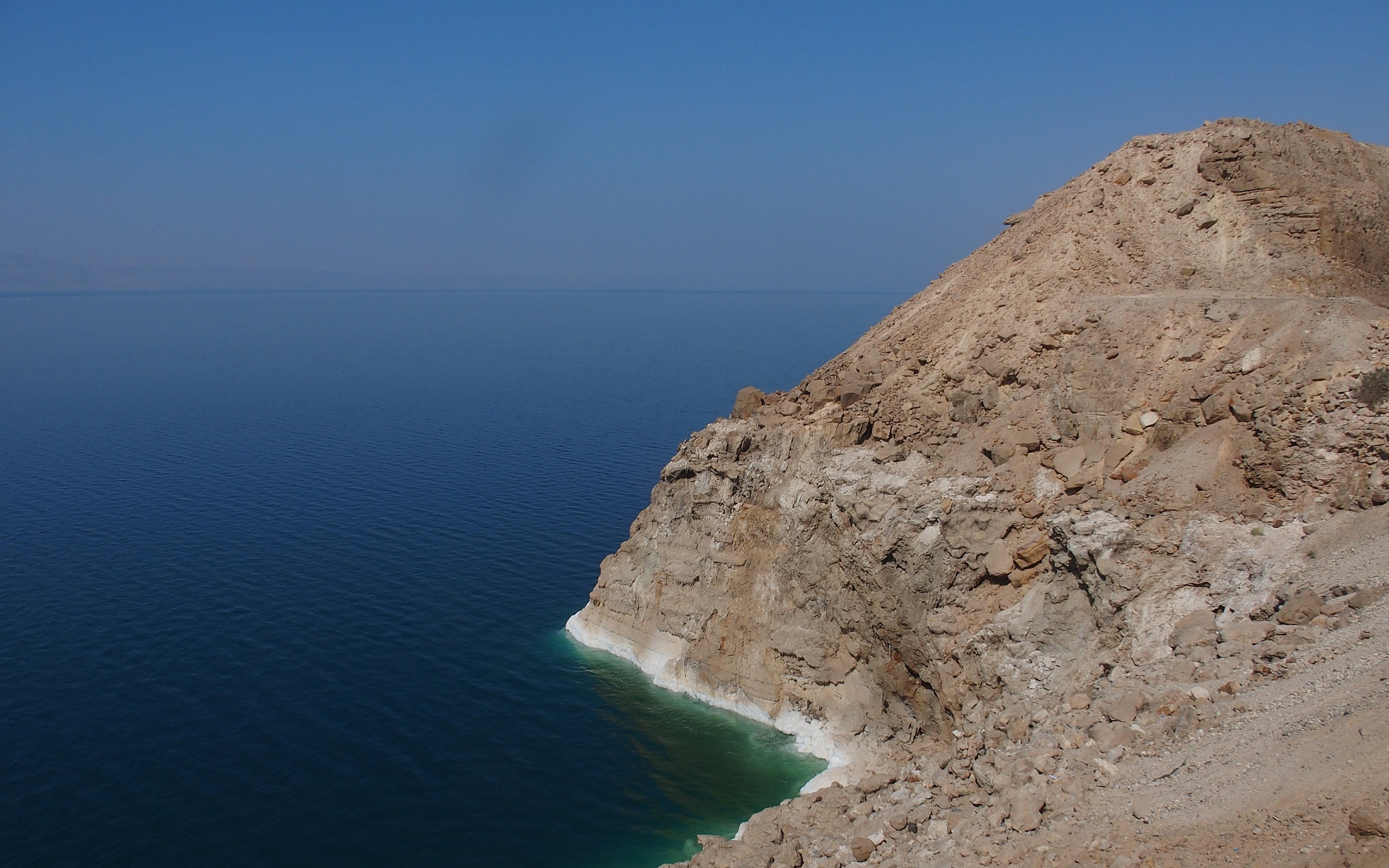 Küste des Toten Meeres