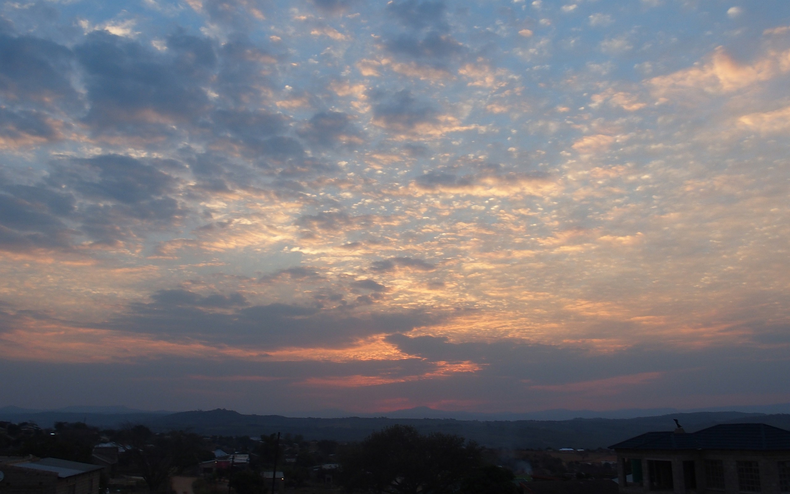 Sonnenuntergang bei Nkambeni