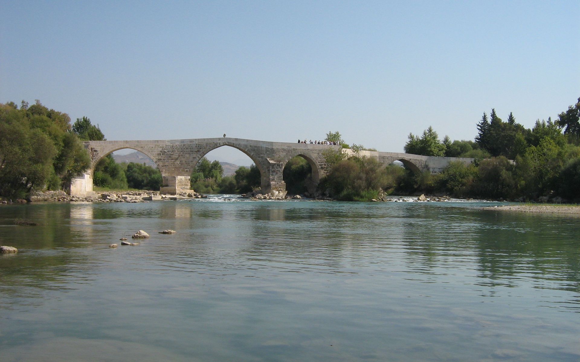 Aspendos: Brücke